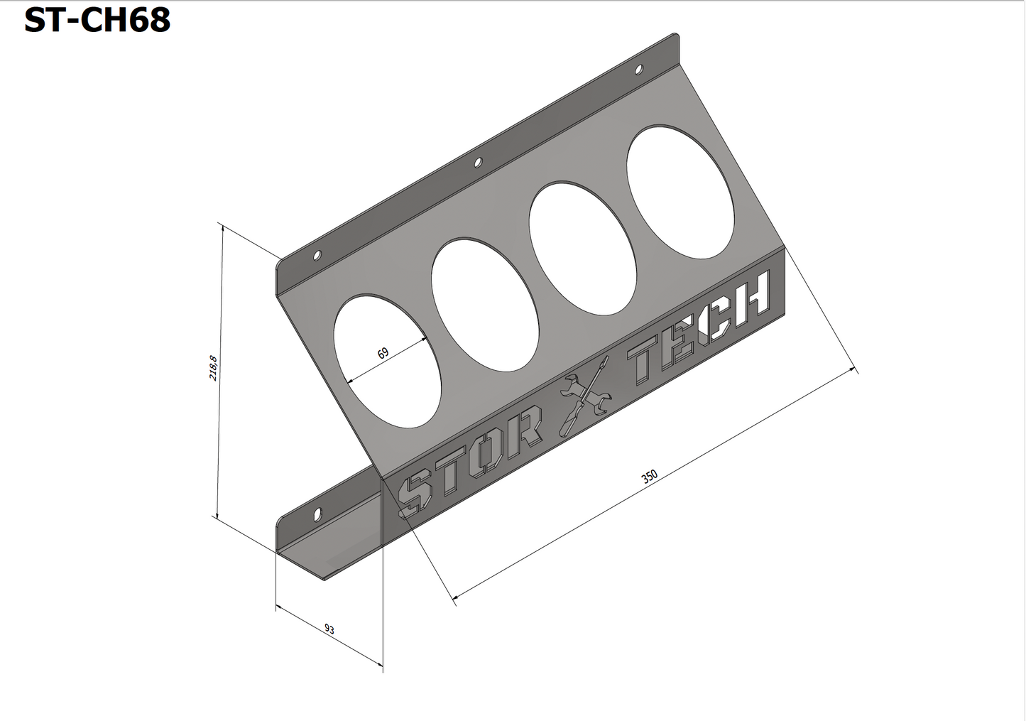 68mm Large Aerosol Can Holder
